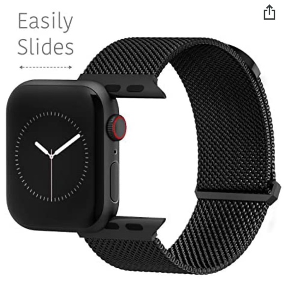 Stainless Steel Mesh Magnetic Loop watch band - Picture 6 of 7